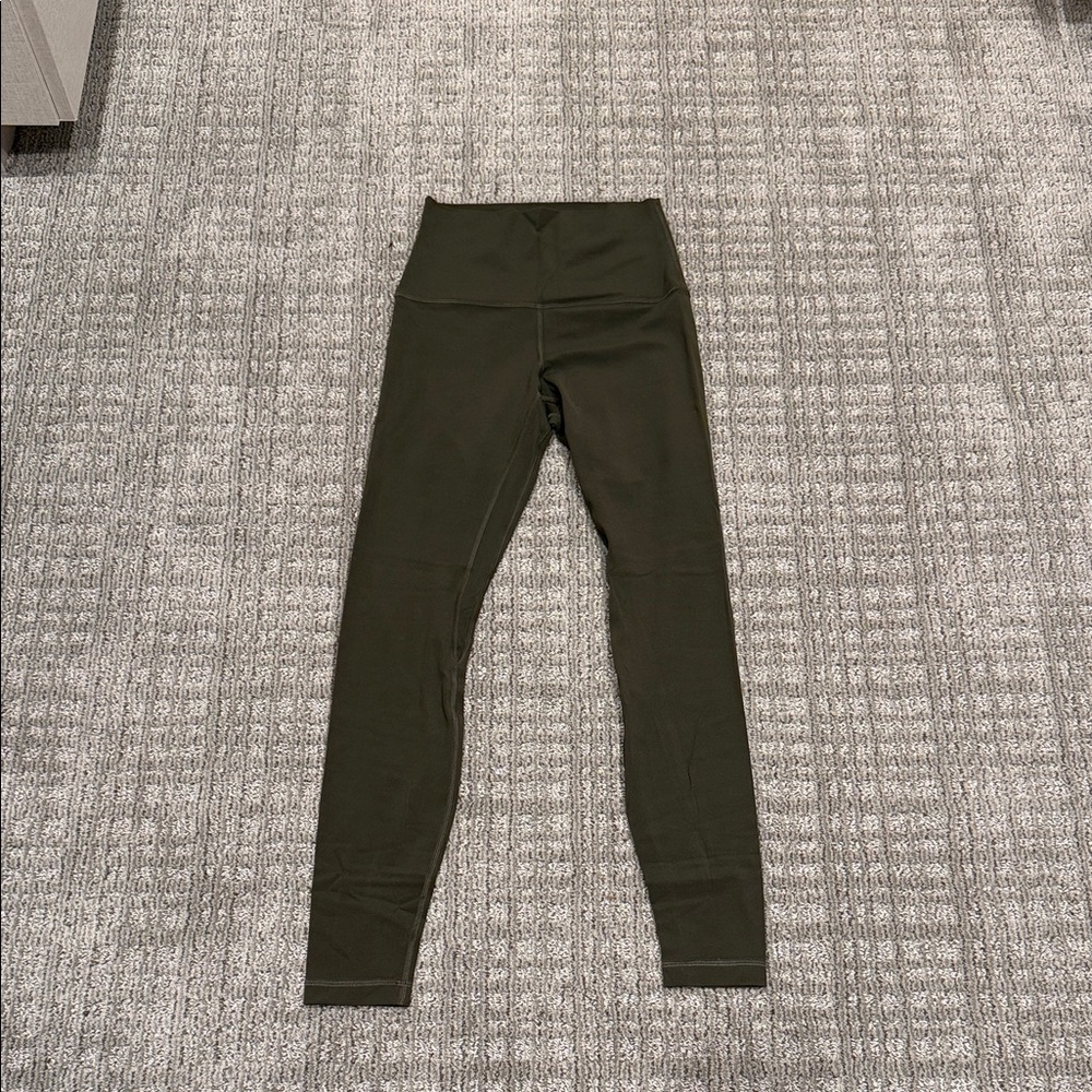 High-Waisted Olive Leggings lululemon (align)